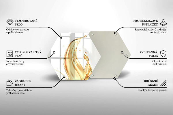 Glass kitchen board Olive oil