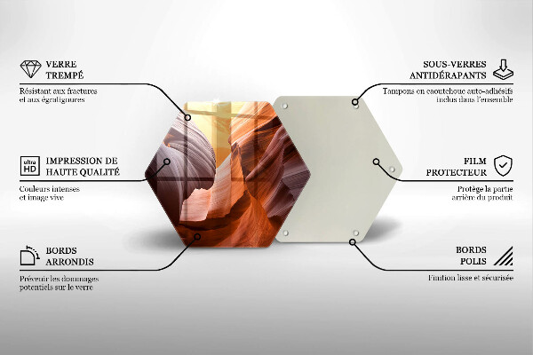 Glass kitchen board Grand Canyon