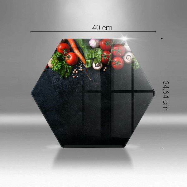 Chopping board Colorful vegetables