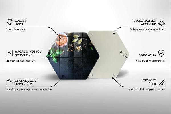 Chopping board Spices with spices