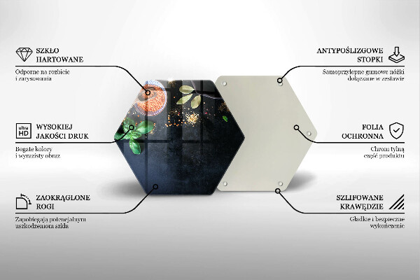 Chopping board Spices with spices