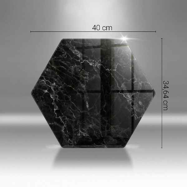 Chopping board glass Elegant marble