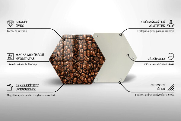 Chopping board Coffee beans