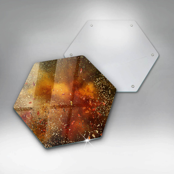 Chopping board Colorful spices