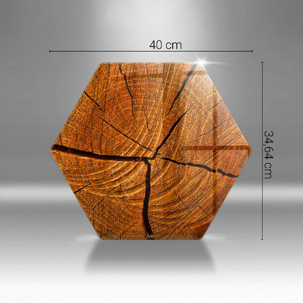 Chopping board Wood trunk structure