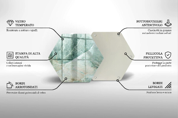 Kitchen worktop protector Stone structure