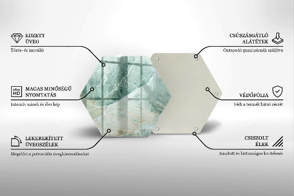 Kitchen worktop protector Stone structure