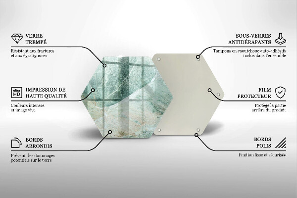 Kitchen worktop protector Stone structure