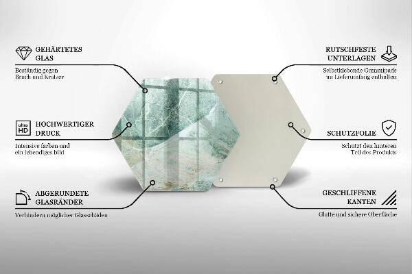 Kitchen worktop protector Stone structure