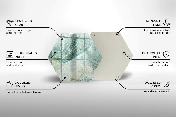 Kitchen worktop protector Stone structure