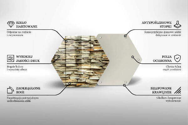 Chopping board Decorative stones