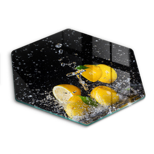 Chopping board Juicy lemon fruit