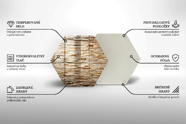 Chopping board Decorative texture stones