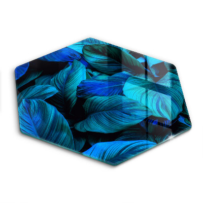 Chopping board glass Jungle vegetation leaves