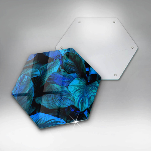 Chopping board glass Jungle vegetation leaves