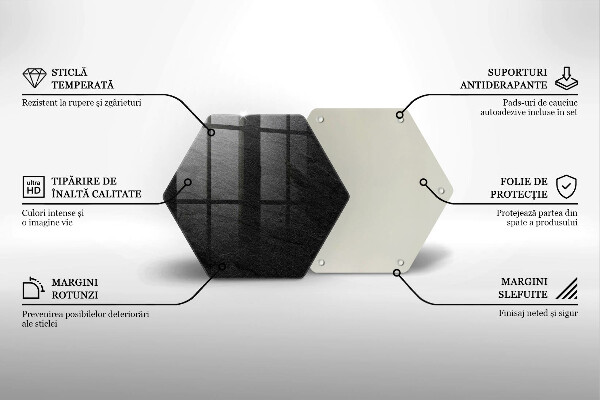 Chopping board glass Texture stone