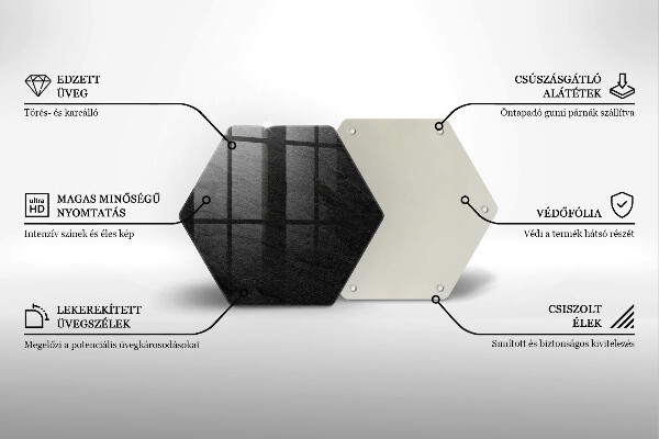 Chopping board glass Texture stone