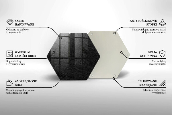 Chopping board glass Texture stone