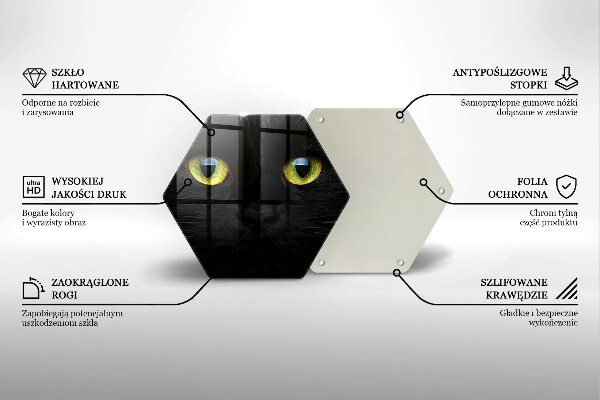 Kitchen worktop protector Animal cat eyes