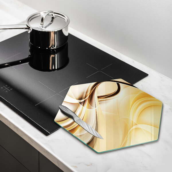 Kitchen worktop protector Abstraction of smoke