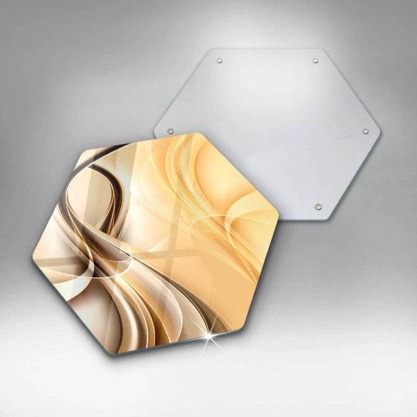 Kitchen worktop protector Abstraction of smoke