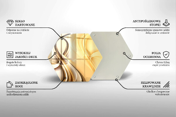 Kitchen worktop protector Abstraction of smoke