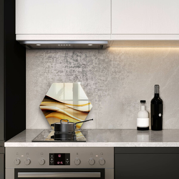 Kitchen worktop protector Abstraction smoke lines