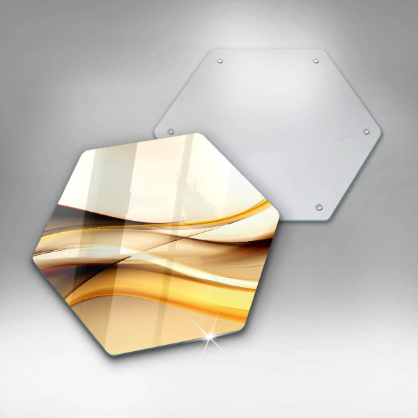 Kitchen worktop protector Abstraction smoke lines