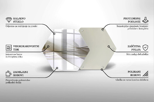 Chopping board Abstraction Design lines
