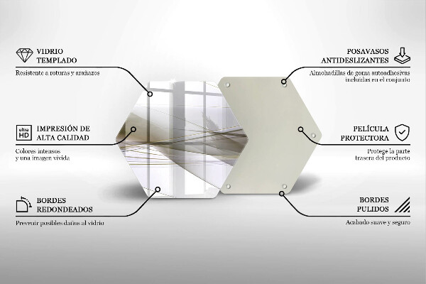 Chopping board Abstraction Design lines
