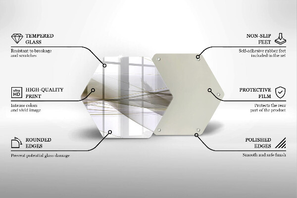 Chopping board Abstraction Design lines
