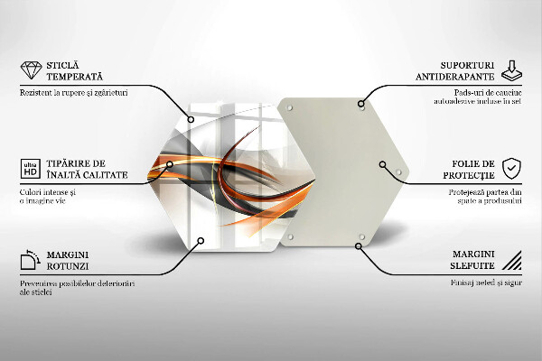 Kitchen worktop protector Modern shapes