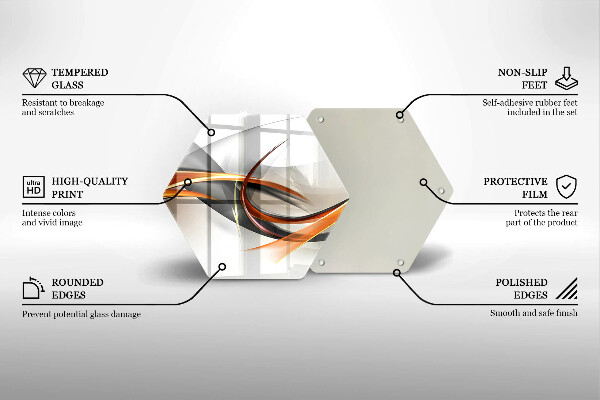 Kitchen worktop protector Modern shapes