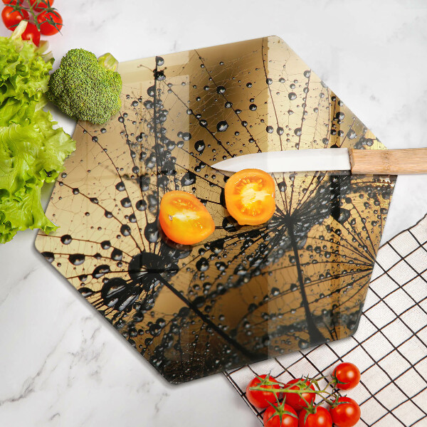 Cutting board Rosa and dandelions