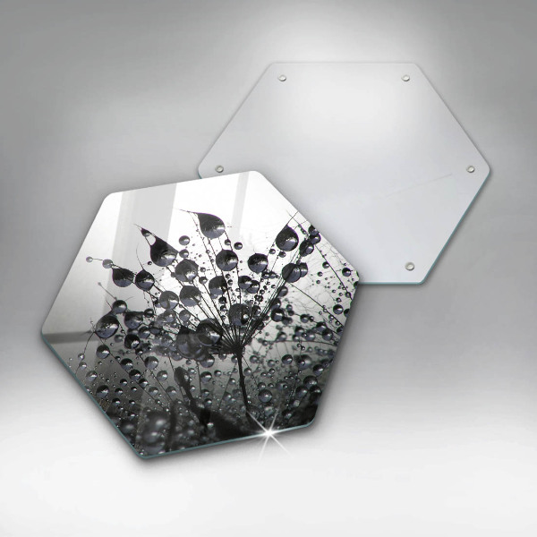 Cutting board Dandelions and dew