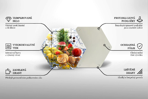 Kitchen worktop protector Juicy fruit and water