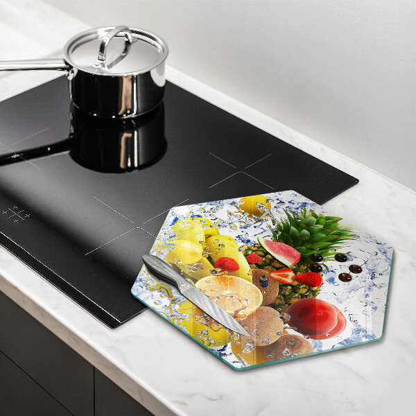 Kitchen worktop protector Juicy fruit and water