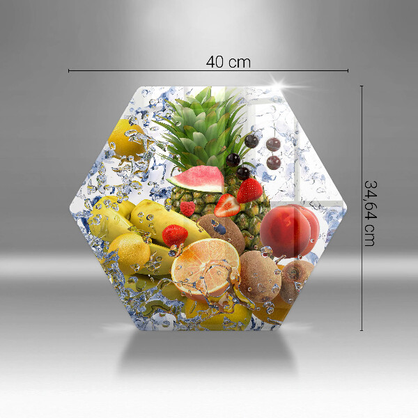 Kitchen worktop protector Juicy fruit and water