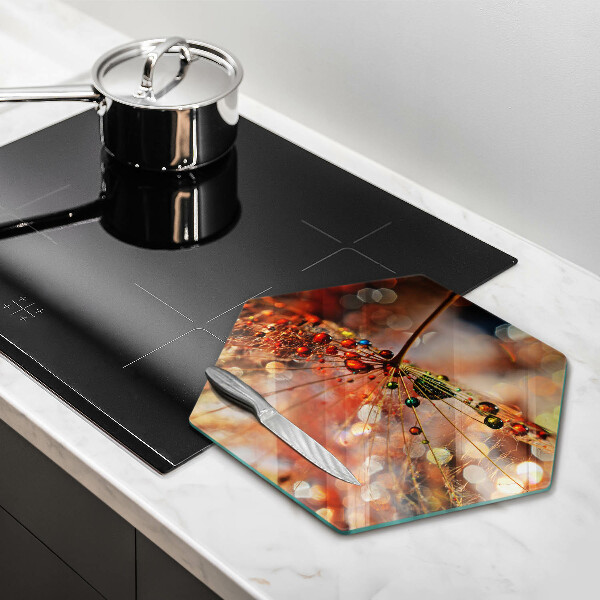 Kitchen worktop protector Wet dandelion