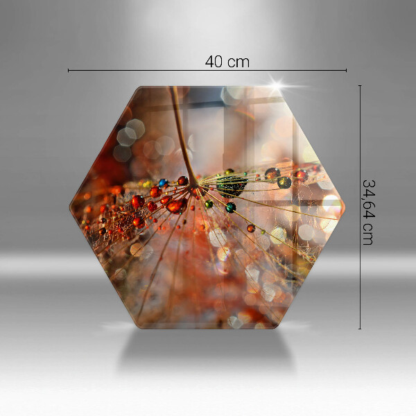 Kitchen worktop protector Wet dandelion