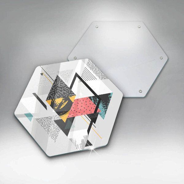 Kitchen worktop protector Abstraction of the triangle