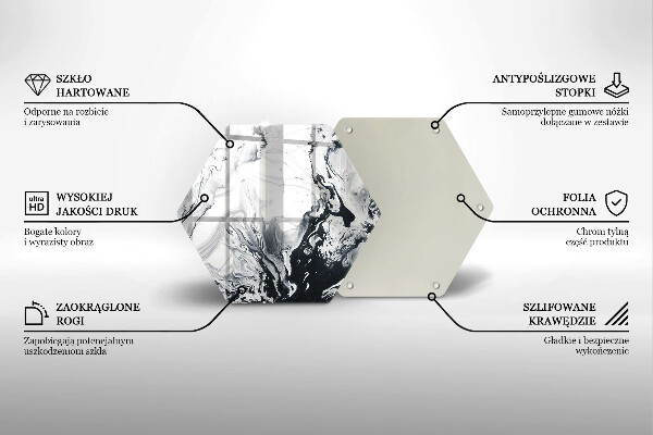 Kitchen worktop protector Ink abstraction