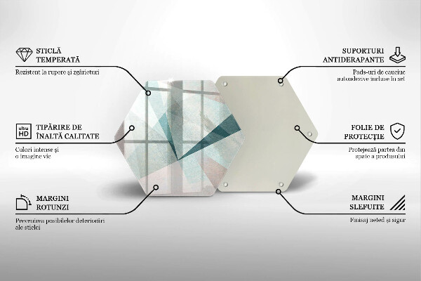 Kitchen worktop protector Sharp abstraction