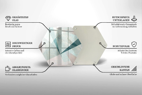 Kitchen worktop protector Sharp abstraction