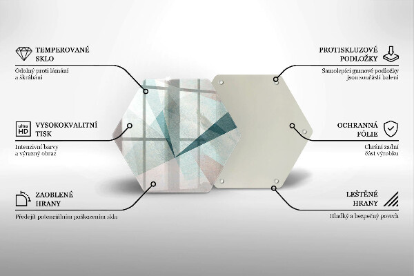 Kitchen worktop protector Sharp abstraction