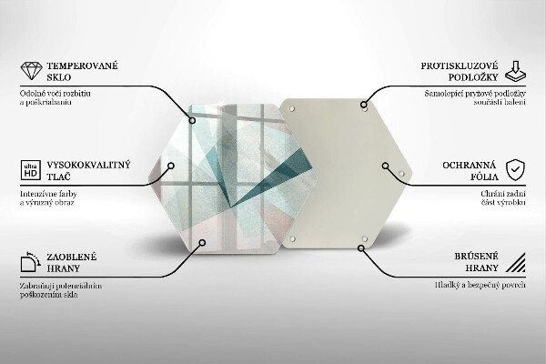 Kitchen worktop protector Sharp abstraction