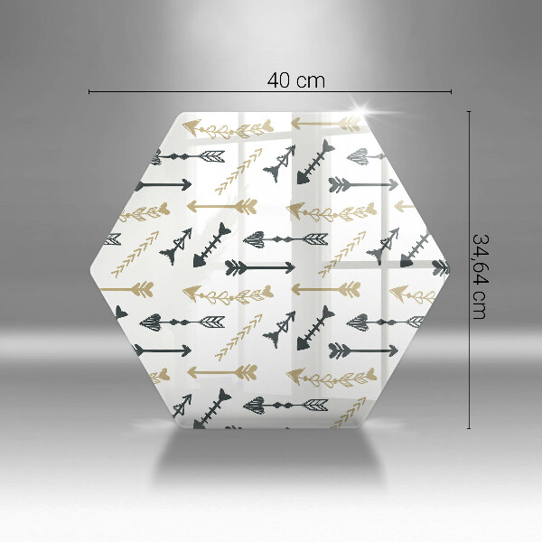 Kitchen worktop protector Boho arrow pattern