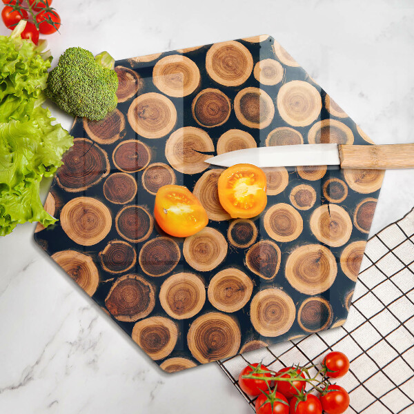 Kitchen worktop protector Wooden stumps of trees