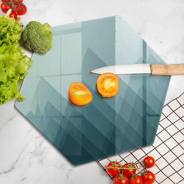 Kitchen worktop protector Abstract mountains