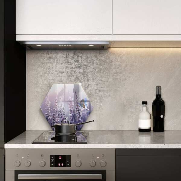 Kitchen worktop protector Field flowers and butterfly